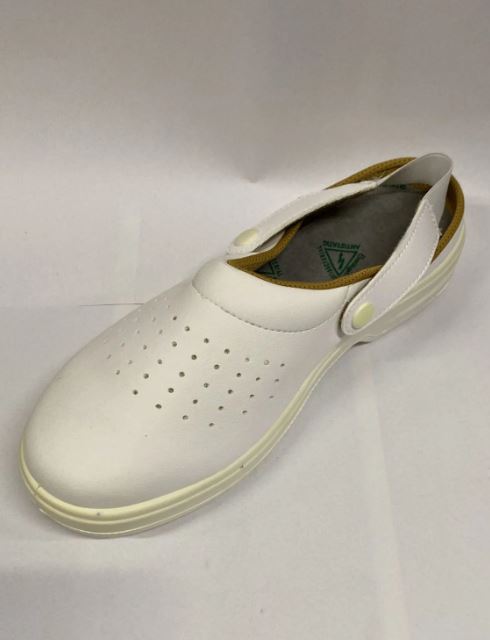 Yıkanabilir ESD Beyaz Terlik